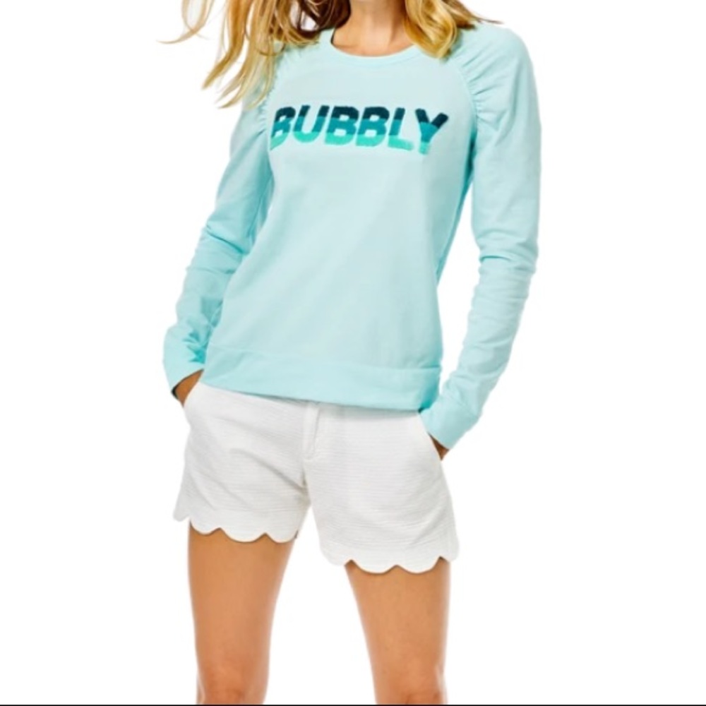 NWT LILLY PULITZER BUBBLY ALDEAN SWEATSHIRT